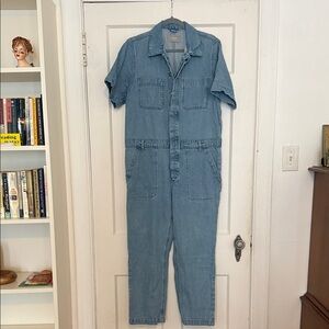 Everlane Light Blue Denim Jumpsuit